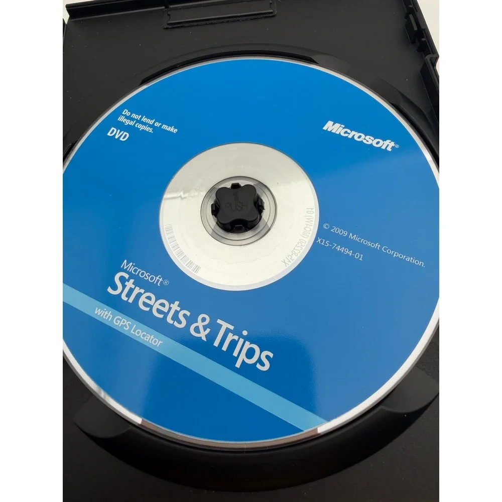 Microsoft Streets & Trips 2010 PC Software DVD X15-74495-01 No Locator Module